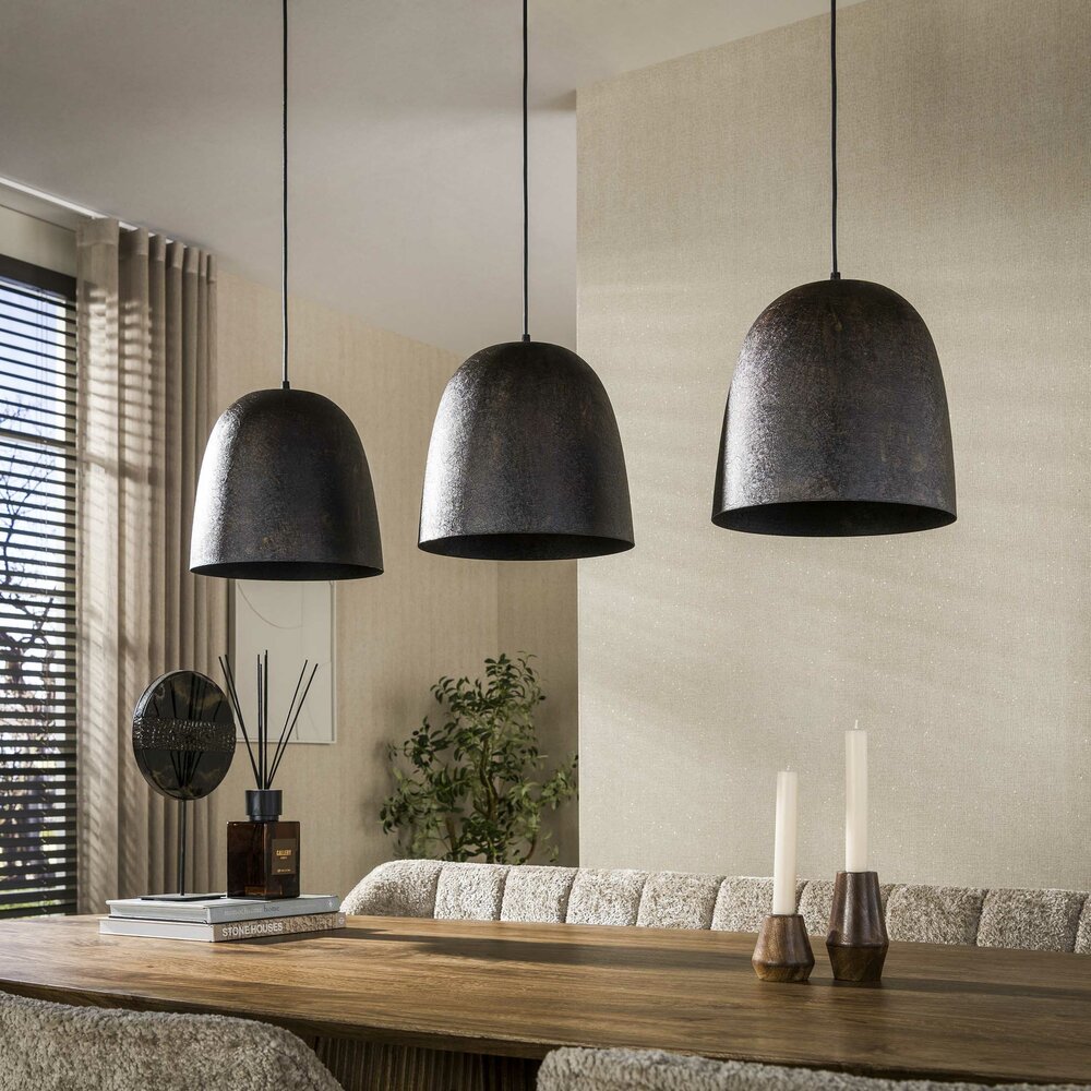 Hanglamp Nova 3-lichts / Smoked brown