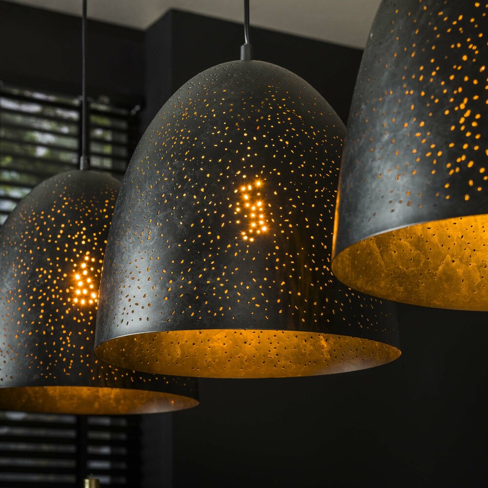 Hanglamp Kosmos 3-lichts / Charcoal