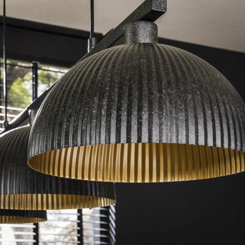 Hanglamp Ripple 3-lichts / Artic zwart