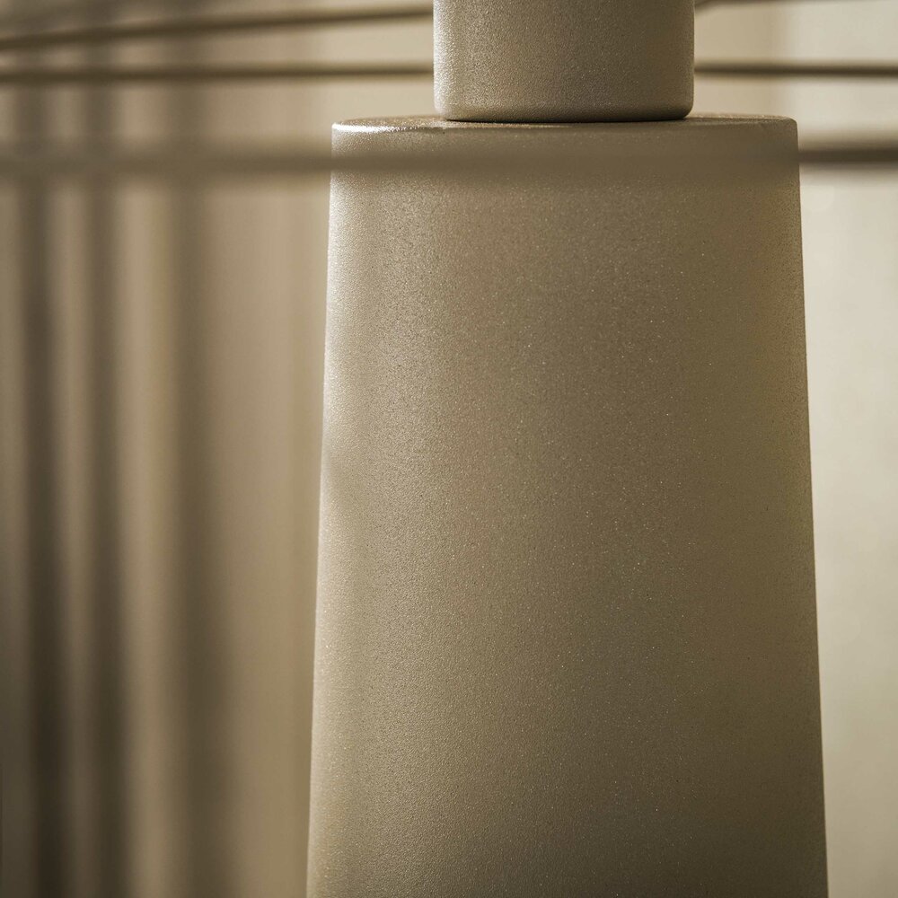 Vloerlamp Curl 1-lichts / Beige