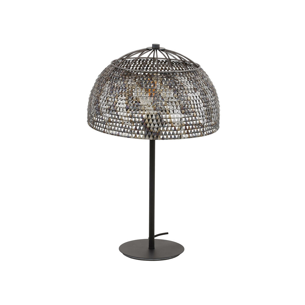 Tafellamp Armor Open 1-lichts / Zwart bruin