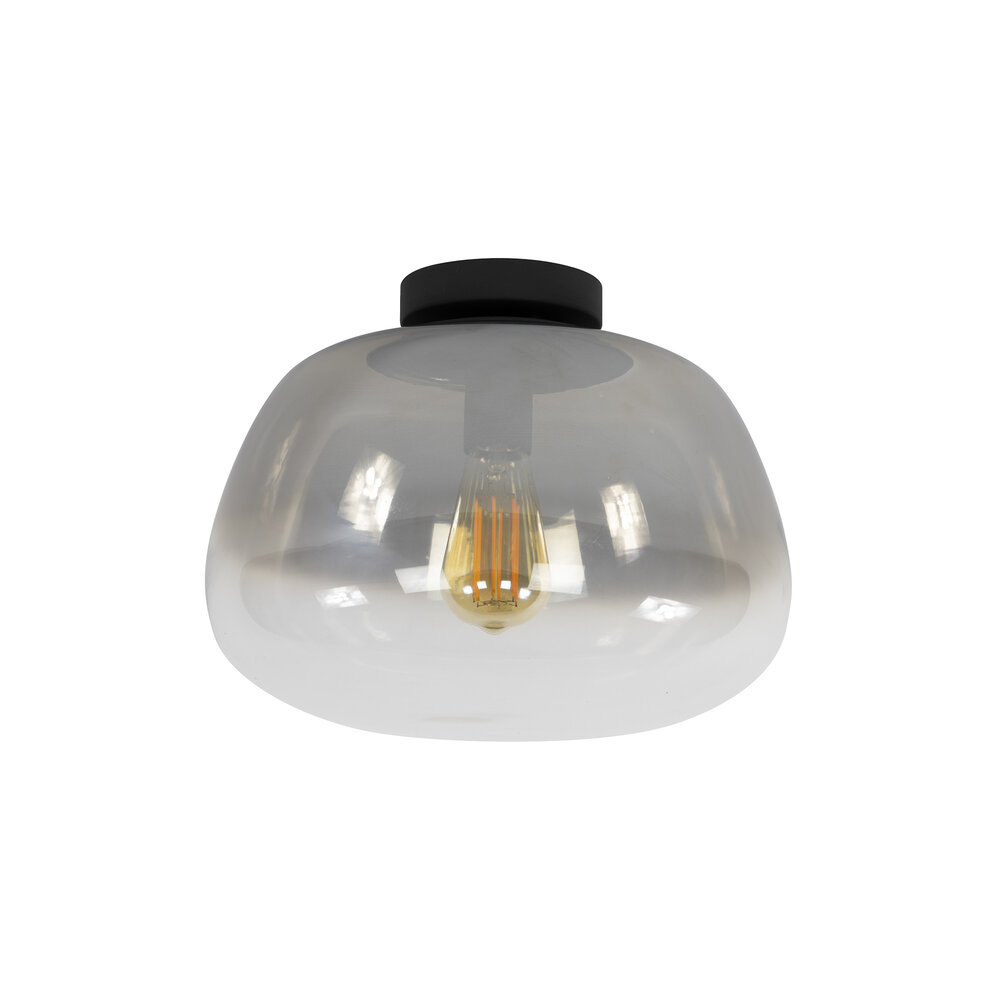 Plafondlamp Pulse Shaded 1-lichts / Smoke grey glas