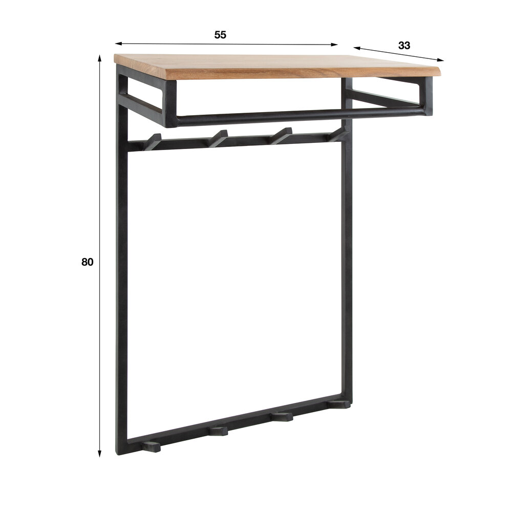 Kapstok Custom hoog 2x4H