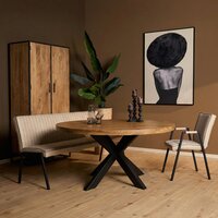 Eetkamertafel Denzel rond