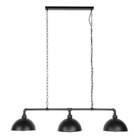 Hanglamp Industrial Tube 3-lichts / Zwart