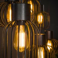 Hanglamp Mix Metal 3+3-lichts / Charcoal