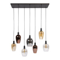 Hanglamp Amfora 7-lichts / Artic zwart