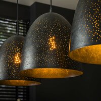 Hanglamp Kosmos 3-lichts / Charcoal