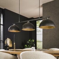 Hanglamp Ripple 3-lichts / Artic zwart