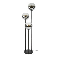 Vloerlamp Bubble Shaded 3-lichts / Artic zwart
