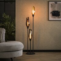Vloerlamp Cocoon 3-lichts / Zwart
