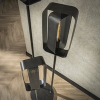 Vloerlamp Mesh Rotate getrapt 3-lichts / Artic zwart