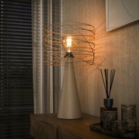 Tafellamp Curl 1-lichts / Beige