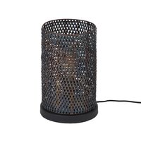 Tafellamp Armor Tube 1-lichts / Zwart bruin