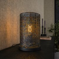 Tafellamp Armor Tube 1-lichts / Zwart bruin