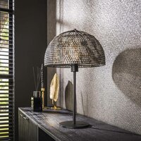 Tafellamp Armor Open 1-lichts / Zwart bruin