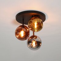 Plafondlamp Stellar 3-lichts / Artic zwart