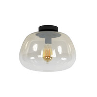 Plafondlamp Pulse Shaded 1-lichts / Amber glas