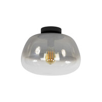 Plafondlamp Pulse Shaded 1-lichts / Smoke grey glas