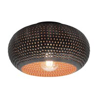 Plafondlamp Punch 1-lichts &Oslash;35cm / Zwart bruin
