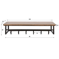 Kapstok Edge Curve 6 haken 
