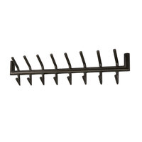 Garderobe Tubo 2x8 Haken - Drift brown